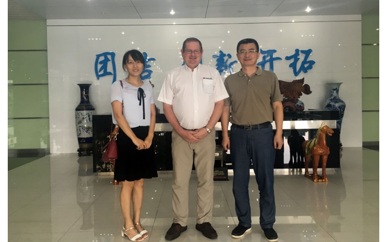 英國傳感器Thames Side公司常務(wù)董事 布朗先生訪問珠海長陸公司