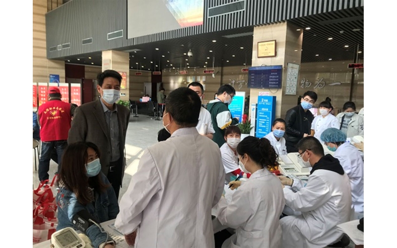 江蘇省計(jì)量院組織“抗擊疫情，為愛逆行”無償獻(xiàn)血活動(dòng)